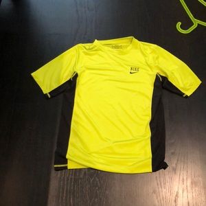 Yellow Nike shirt